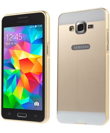 Samsung Galaxy Grand Prime Back And Frame Case Goud Hoesjes