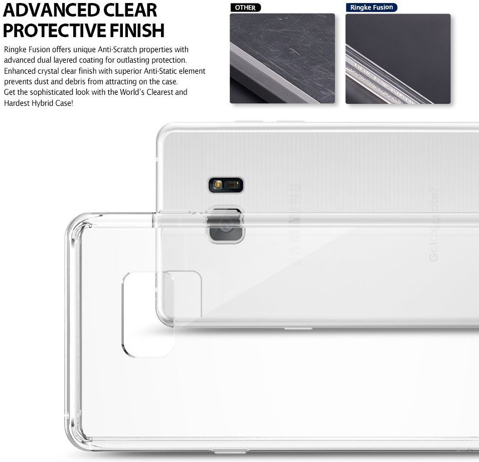 Ringke Fusion Samsung Galaxy Note 7 Hoesje Doorzichtig Crystal View afbeelding 2