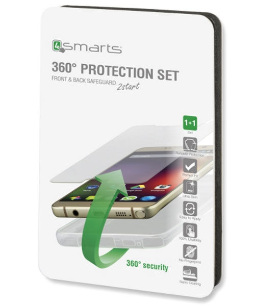 4smarts Tempered Glass en TPU Hoesje Samsung Galaxy J5 (2016) Transpar afbeelding 1