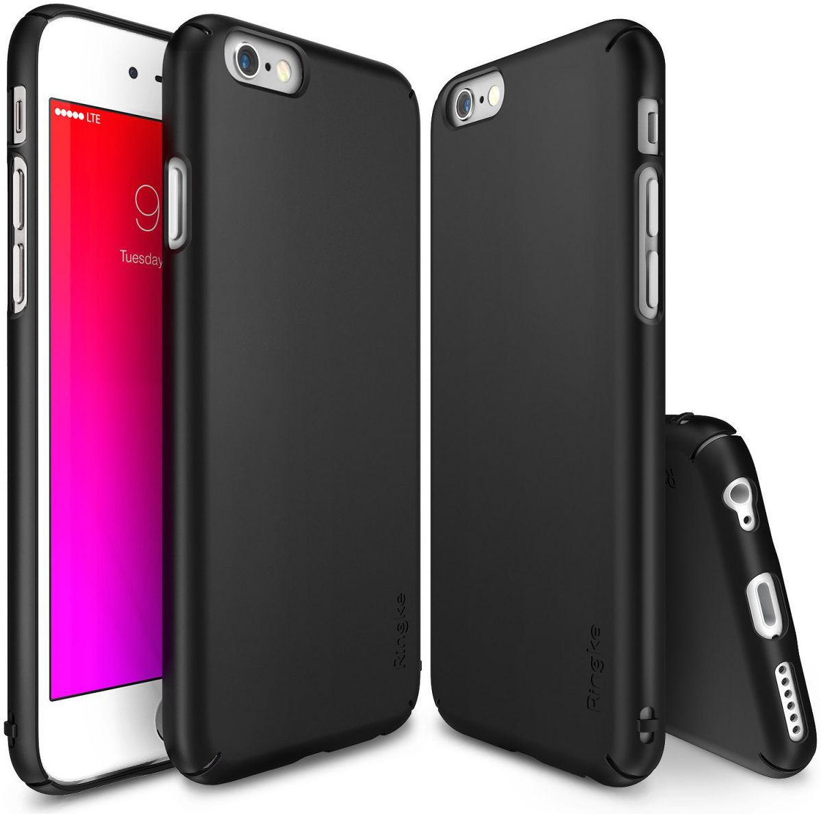 Ringke Slim Hoesje Apple iPhone 6S Zwart afbeelding 1