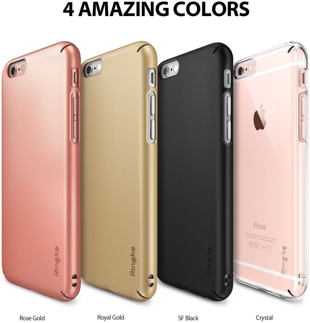 Ringke Slim Hoesje Apple iPhone 6S Zwart afbeelding 3