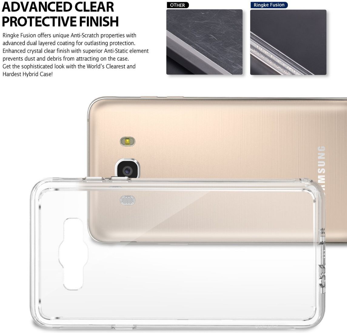 Ringke Fusion Samsung Galaxy J7 (2016) Hoesje Crystal View afbeelding 4