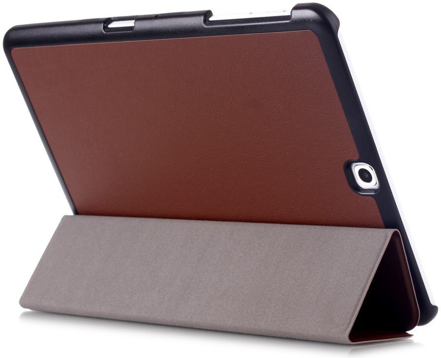 Samsung Galaxy Tab S2 9.7 Tri-Fold Flip Case Bruin afbeelding 5