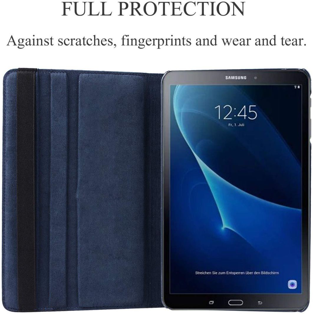 Samsung Galaxy Tab A 10.1 (2016) 360° Draaibare Hoes Blauw afbeelding 2