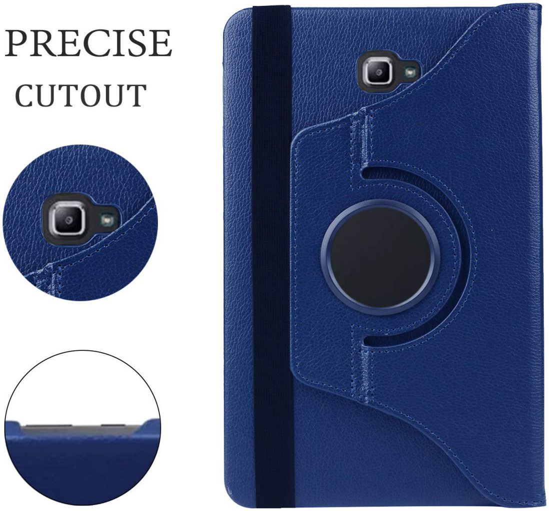 Samsung Galaxy Tab A 10.1 (2016) 360° Draaibare Hoes Blauw afbeelding 5