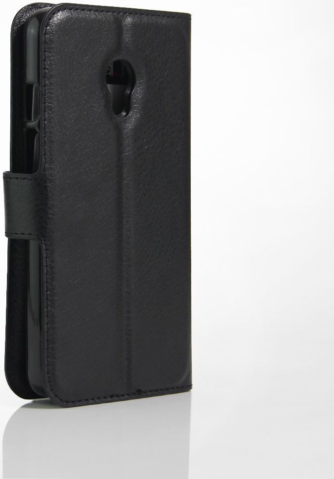 Alcatel Pixi 4 (5) 4G Portemonnee Flip Hoesje Zwart afbeelding 8