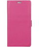 HTC Desire 830 Lederen Portemonnee Flip Hoesje Roze