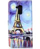 Honor 5C Stijlvol Portemonnee Flip Hoesje Eiffeltower by night