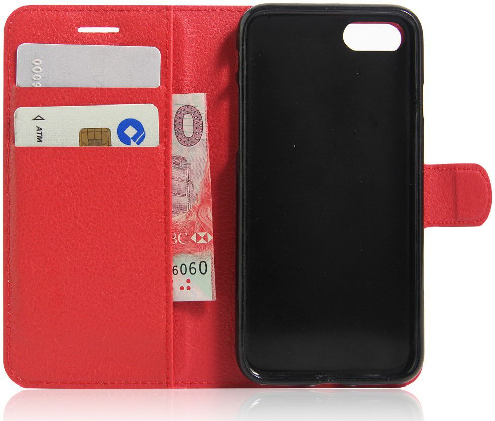 Apple iPhone 7 / 8 Hoesje met Kaarthouder Rood afbeelding 8