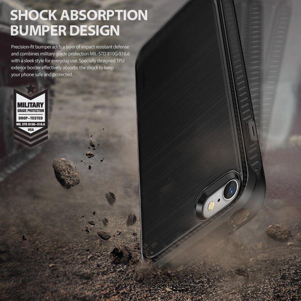 Ringke Onyx Apple iPhone 7 / 8 Zwart afbeelding 2