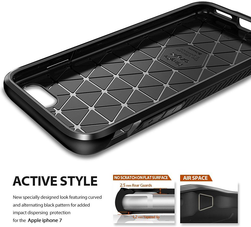 Ringke Onyx Apple iPhone 7 / 8 Zwart afbeelding 3