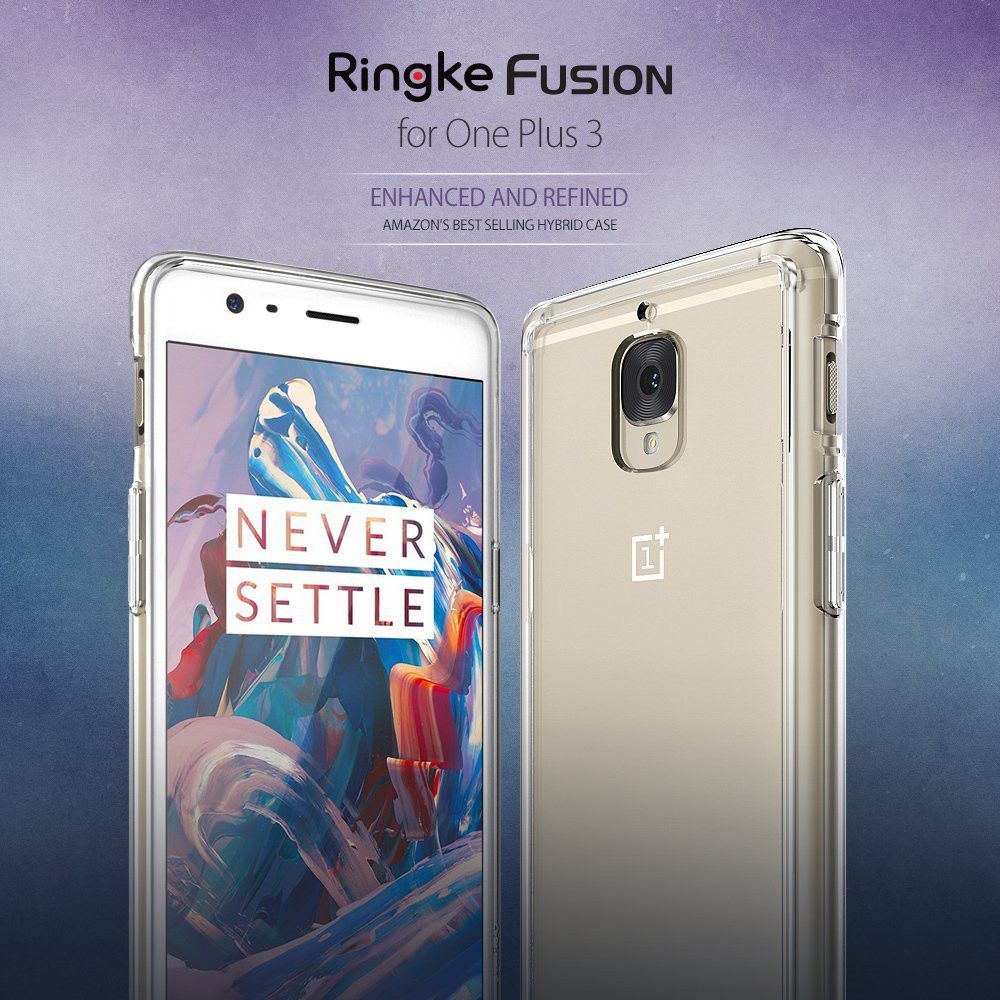 Ringke Fusion OnePlus 3T / 3 Hoesje Doorzichtig Crystal View afbeelding 4