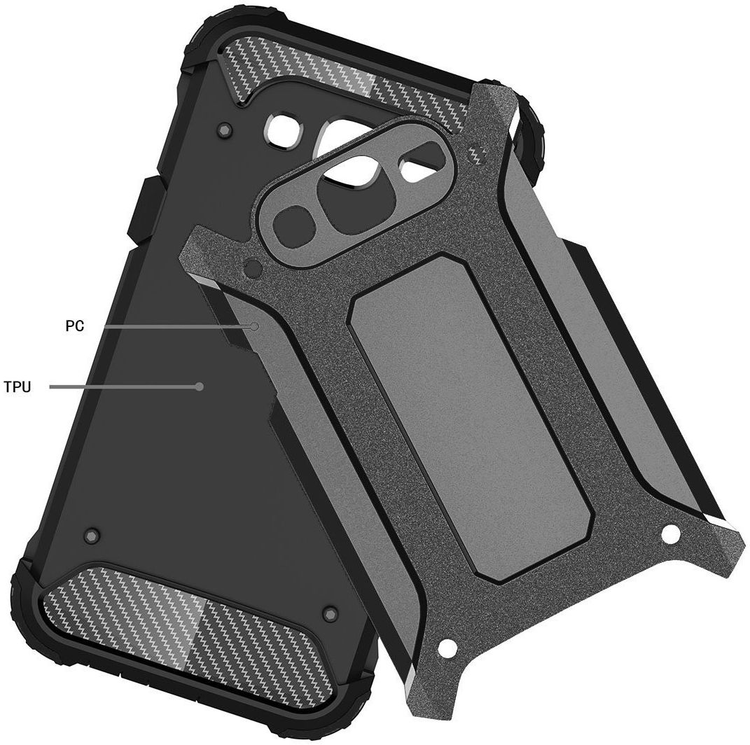 Samsung Galaxy J5 Hybride Hoesje Zwart afbeelding 4