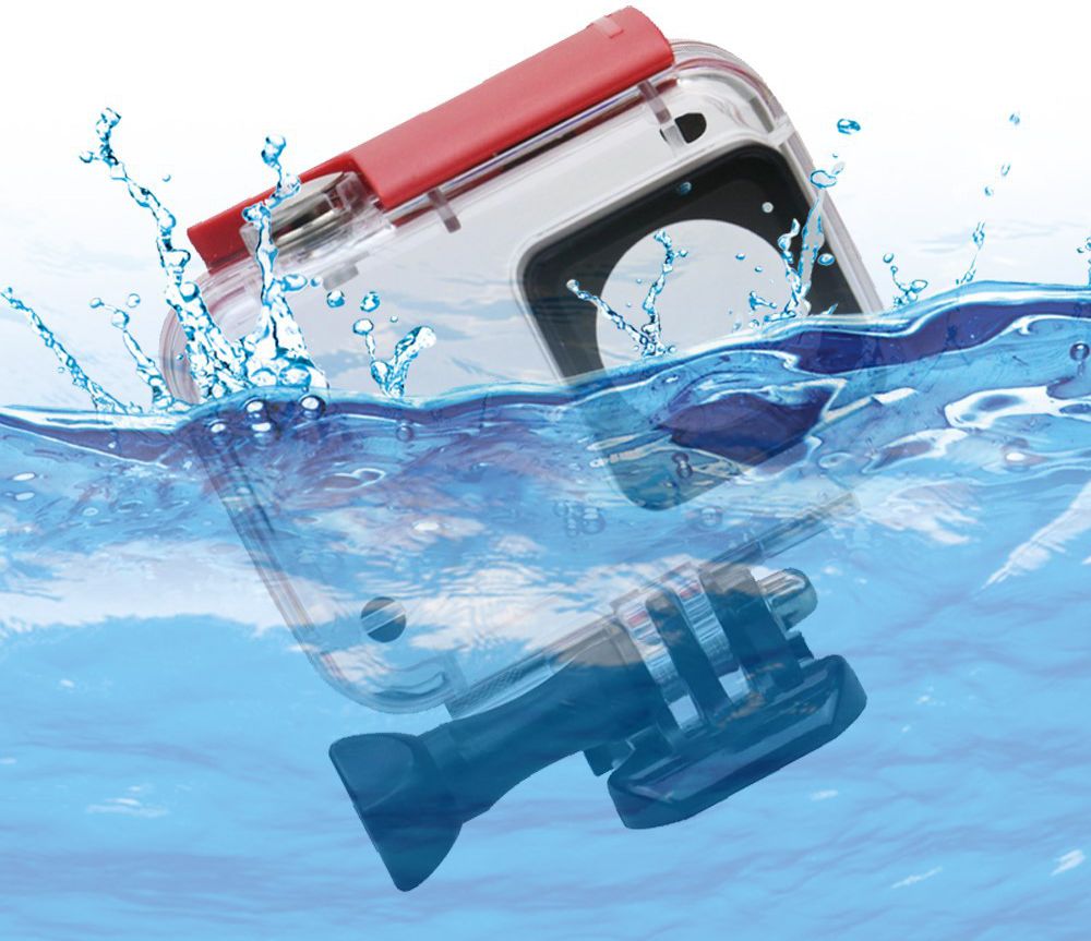 Xiaomi Yi 4K Action Camera Waterdichte Behuizing Rood afbeelding 1