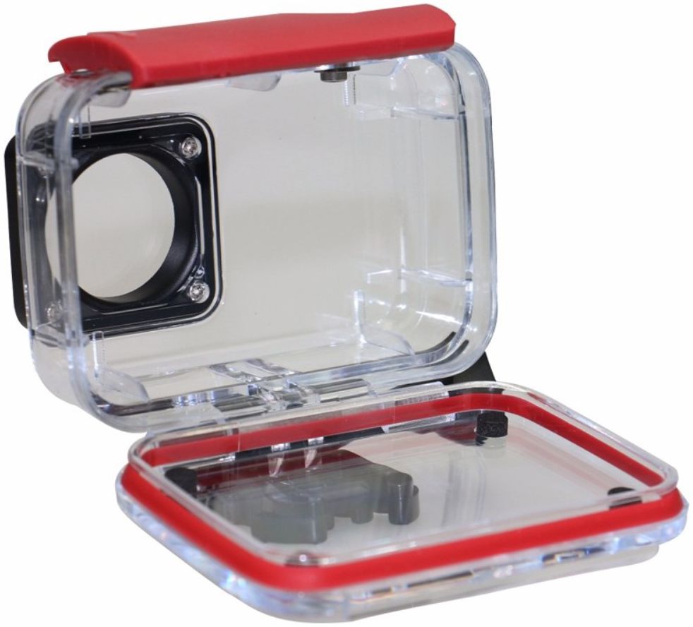 Xiaomi Yi 4K Action Camera Waterdichte Behuizing Rood afbeelding 6
