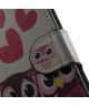 OnePlus 3T / 3 Portemonnee Hoesje Love owls