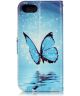 Apple iPhone 7 / 8 Hoesje met Blue Butterflies Print