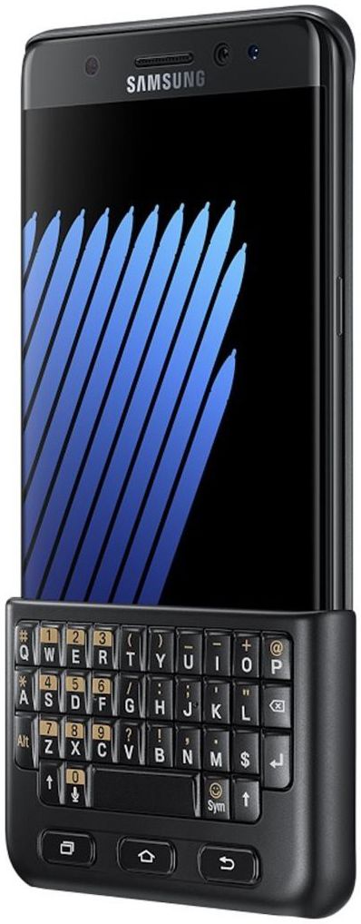 Samsung Galaxy Note 7 Keyboard Cover Zwart Origineel afbeelding 1