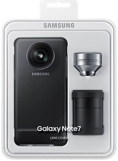 Samsung Galaxy Note 7 Lens Cover Zwart Origineel afbeelding 2