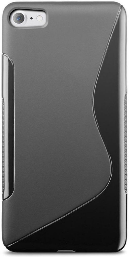 Flexibel Apple iPhone 8/7 Hoesje S-Curve Zwart afbeelding 2