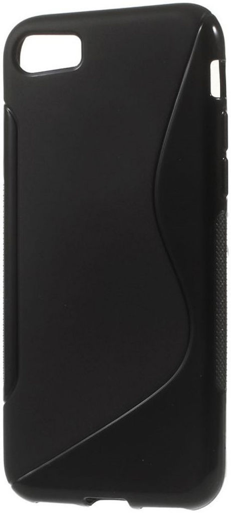 Flexibel Apple iPhone 8/7 Hoesje S-Curve Zwart afbeelding 3