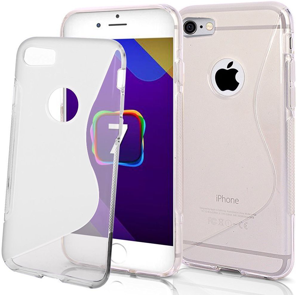 Flexibel Apple iPhone 8/7 Hoesje S-Curve Transparant afbeelding 6