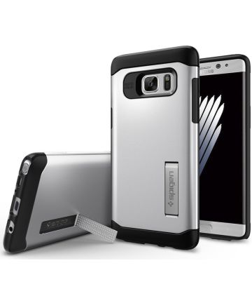 Spigen Slim Armor Samsung Galaxy Note 7 Hoesje Zilver Hoesjes