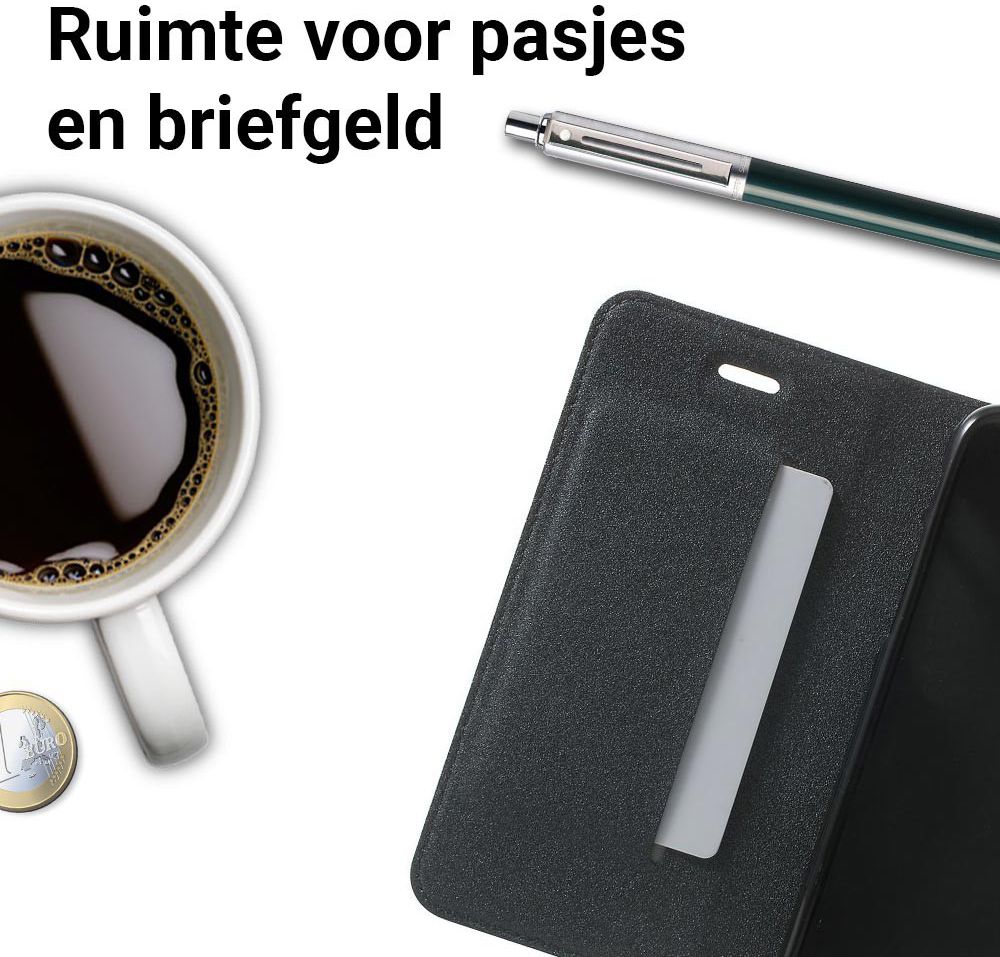 Apple iPhone 7 / 8 Book Case Zwart afbeelding 2