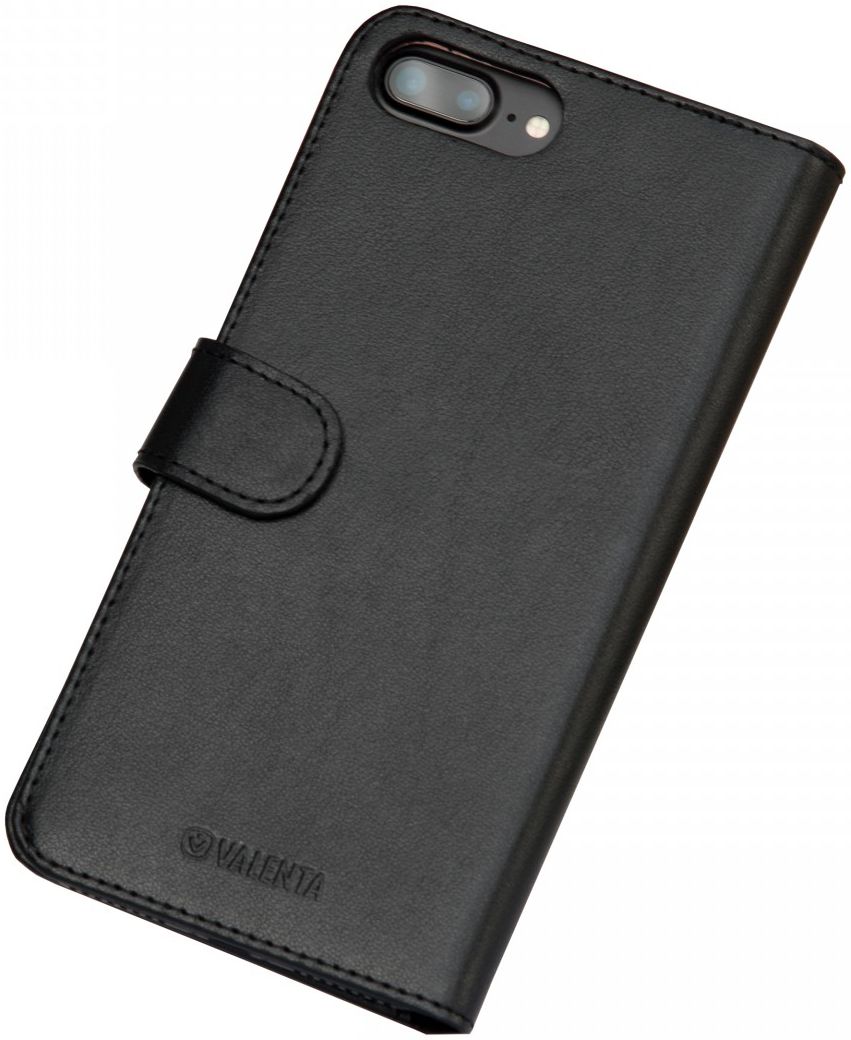 Valenta Classic Luxe iPhone 8/7/6(s) Plus Hoesje Leer Bookcase Zwart afbeelding 7