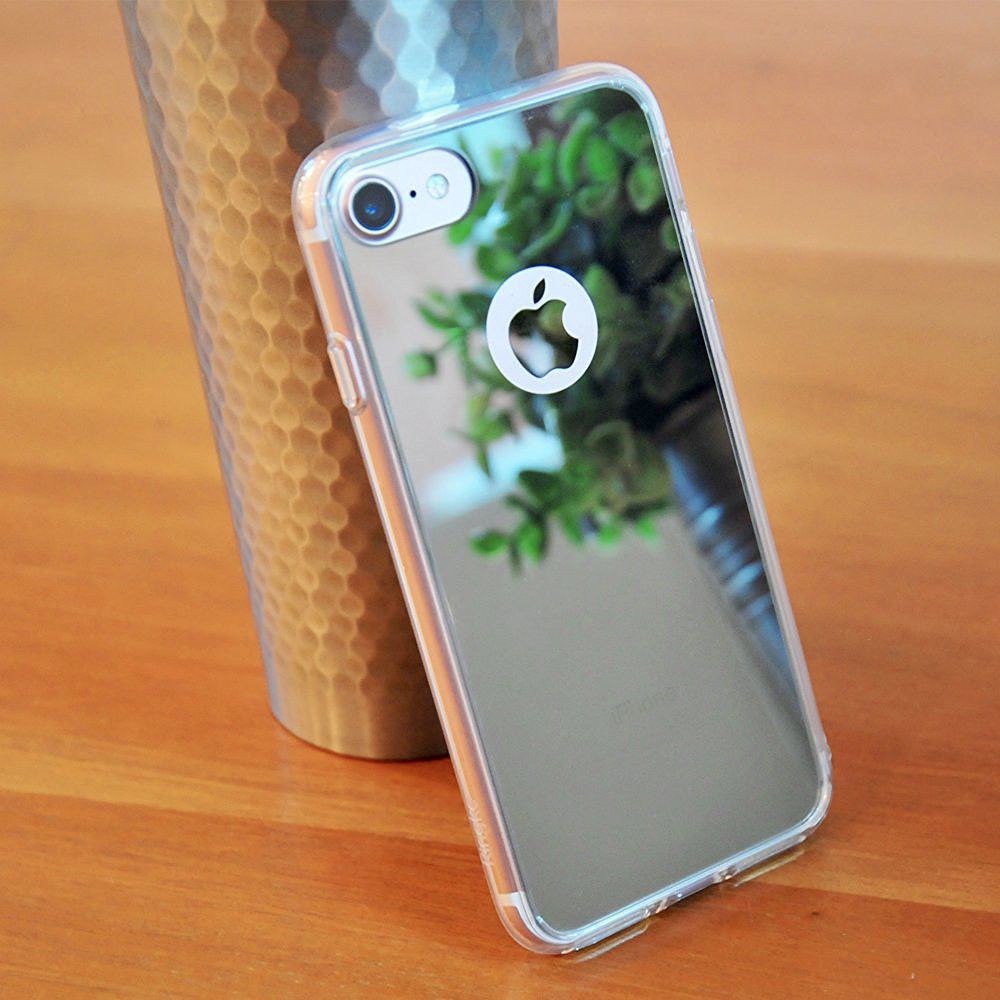 Ringke Fusion Mirror Apple iPhone 7/8 spiegel hoesje Zilver afbeelding 2