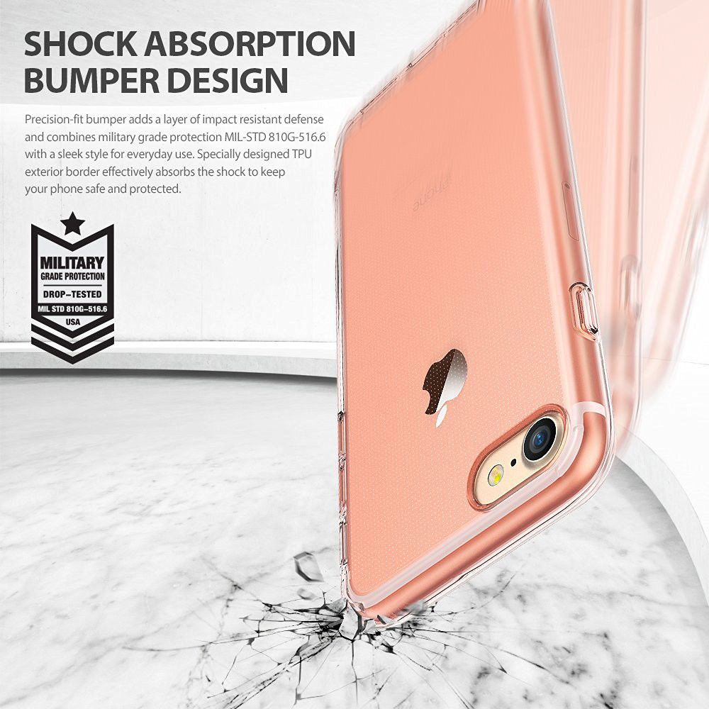 Ringke Air Apple iPhone 7 / 8 Hoesje Smoke Black afbeelding 8