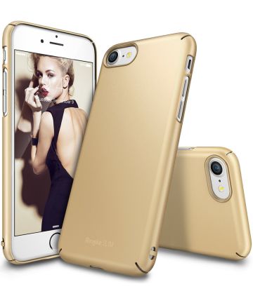 Ringke Slim Apple iPhone 7 / 8 ultra dun hoesje Royal Gold Hoesjes