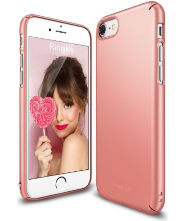 Ringke Slim Apple iPhone SE 2020 ultra dun hoesje Rose Gold Hoesjes