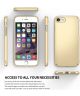 Ringke Slim Apple iPhone SE 2020 ultra dun hoesje Rose Gold