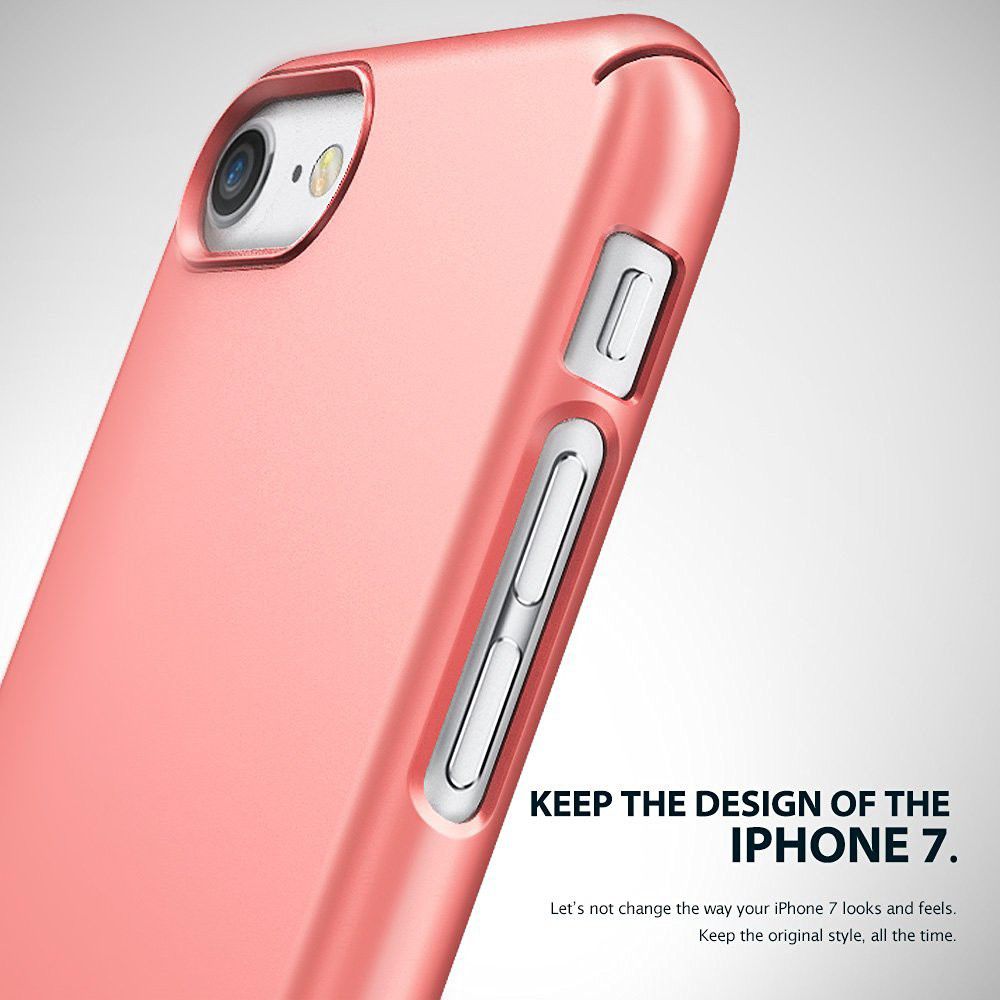 Ringke Slim Apple iPhone SE 2020 ultra dun hoesje Rose Gold afbeelding 3