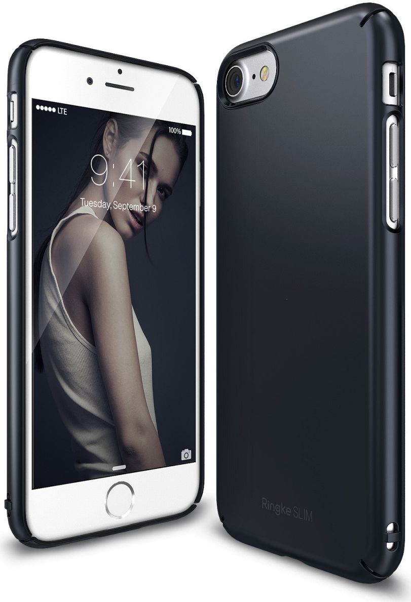 Ringke Slim Apple iPhone 7 / 8 ultra dun hoesje Slate Metal afbeelding 2