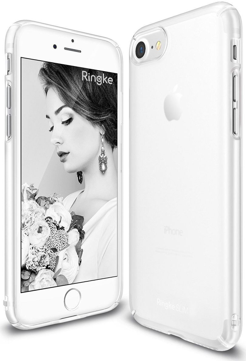 Ringke Slim Apple iPhone SE 2020 ultra dun hoesje Frost White afbeelding 1