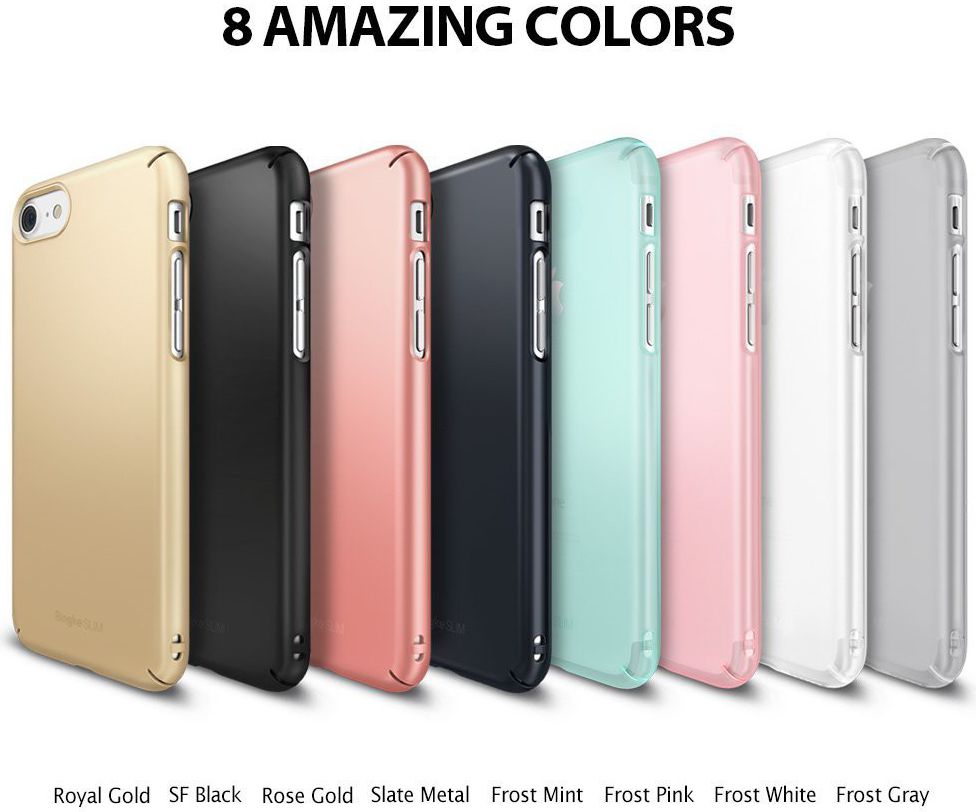 Ringke Slim Apple iPhone SE 2020 ultra dun hoesje Frost White afbeelding 2
