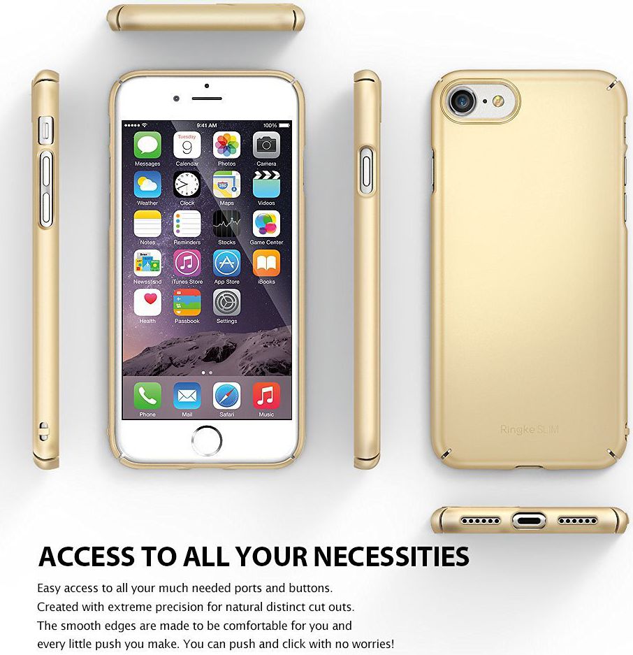 Ringke Slim Apple iPhone SE 2020 ultra dun hoesje Frost White afbeelding 3