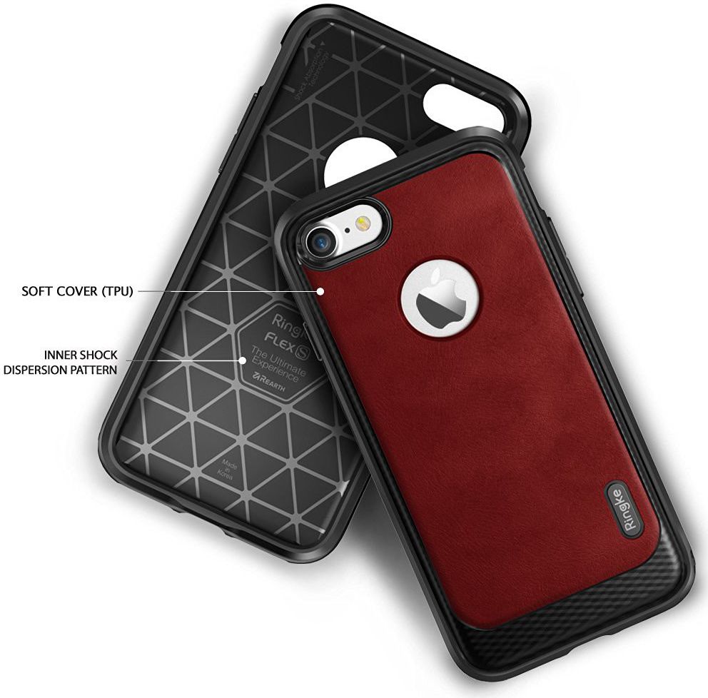Ringke Flex S Apple iPhone 7 Stijlvolle TPU Case Bruin afbeelding 2