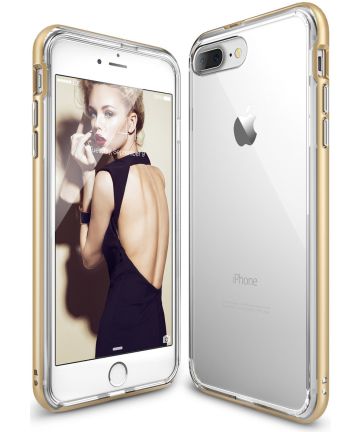 Ringke Frame Apple iPhone 7 Plus / 8 Plus Goud Hoesjes