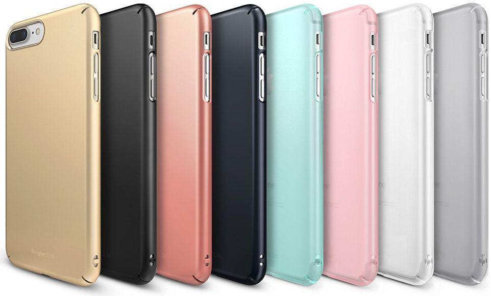 Ringke Slim Apple iPhone 7 Plus / 8 Plus ultra dun hoesje Metal Slate afbeelding 4