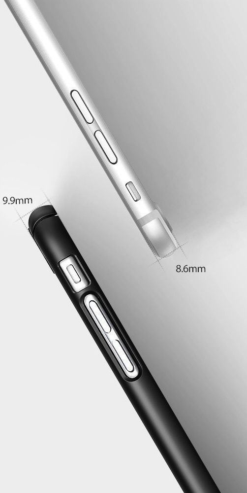 Ringke Slim Apple iPhone 7 Plus / 8 Plus ultra dun hoesje Metal Slate afbeelding 5
