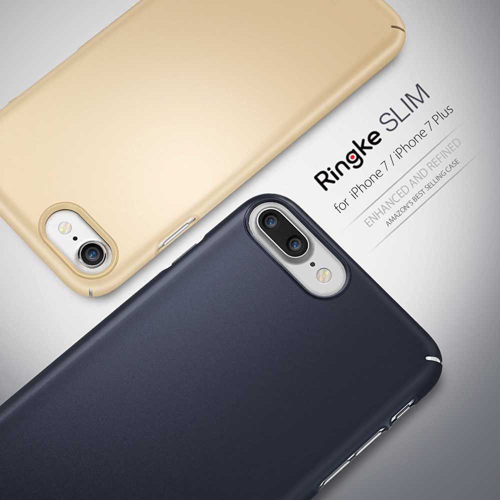 Ringke Slim Apple iPhone 7 Plus / 8 Plus ultra dun hoesje Metal Slate afbeelding 8