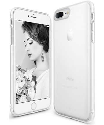 Ringke Slim Apple iPhone 7 Plus / 8 Plus ultra dun hoesje Frost White Hoesjes