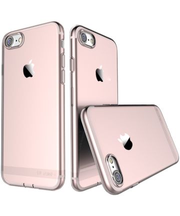USAMS Doorzichtig Apple iPhone 7 / 8 Hoesje Roze Goud Hoesjes
