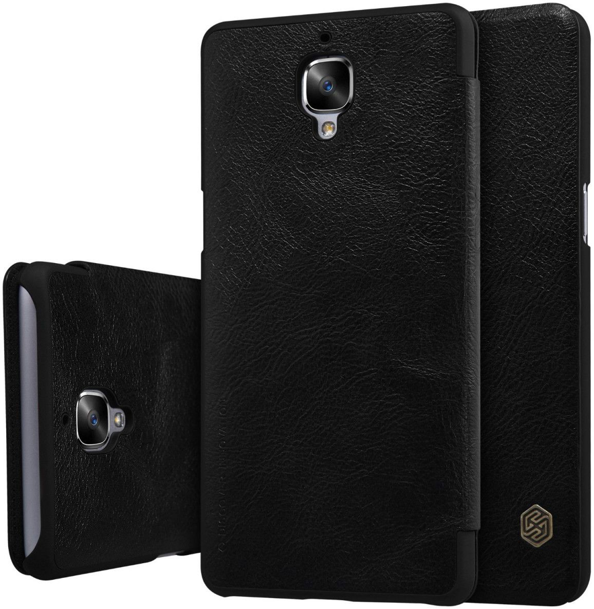 Nillkin Qin Book Case OnePlus 3T / 3 Zwart afbeelding 1