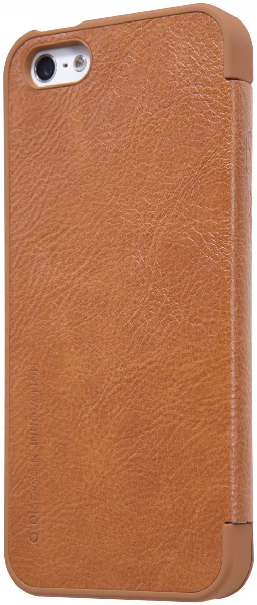 Nillkin Qin Book Apple iPhone 5(S)/SE Bruin afbeelding 2