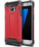 Samsung Galaxy S7 Hoesje Shock Proof Hybride Back Cover Rood