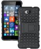 Microsoft Lumia 650 Hoesje anti-slip stand Zwart